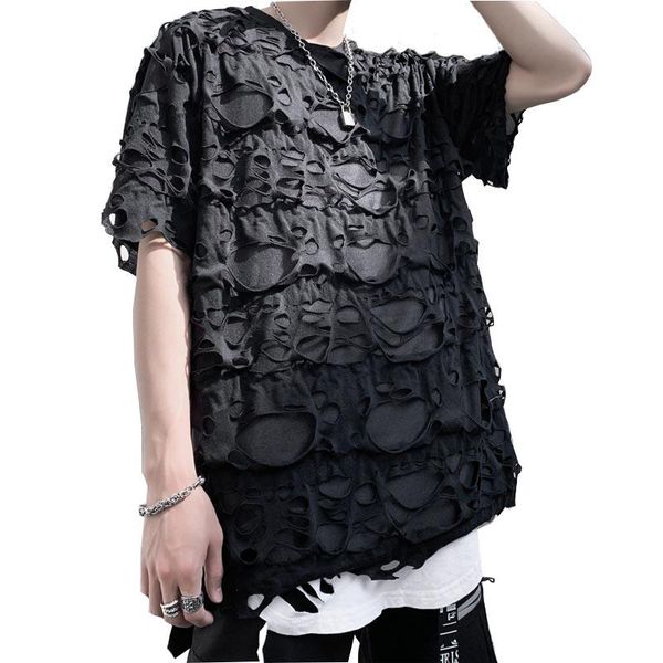 summer men high street ripped t shirts harajuku distressed hip hop tees for male y158 men's t-shirts, White;black
summer men high street ripped t shirts harajuku distressed hip hop tees for male y158 men's t-shirts, White;black
