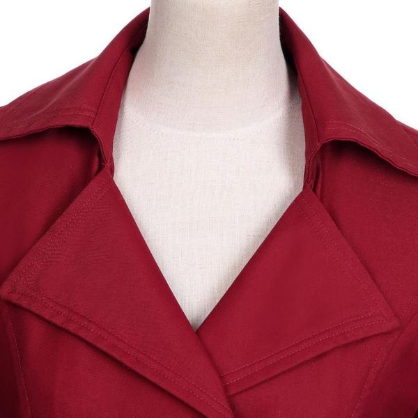 women's trench coats spring winter blends plus size coat elegant double breasted women long female fashion casual, Tan;black
women's trench coats spring winter blends plus size coat elegant double breasted women long female fashion casual, Tan;black