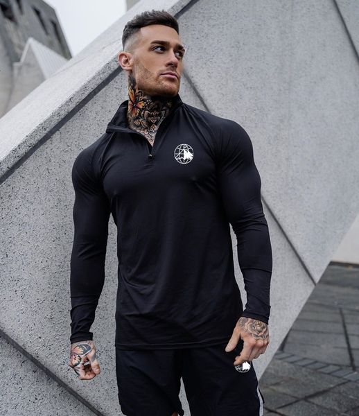 Men's T-Shirts Fashion High Autumn Silky T-shirt Long Sleeve Aptitude t Solid Male Gymnastics Bodybuilding Shirt 2IVZ, White;black
Men's T-Shirts Fashion High Autumn Silky T-shirt Long Sleeve Aptitude t Solid Male Gymnastics Bodybuilding Shirt 2IVZ, White;black