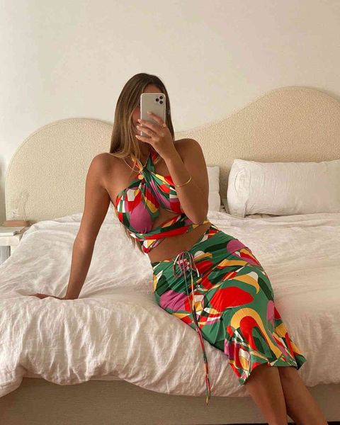 two piece dress women summer 2021 elegant bodycon evening party floral print 2 pieces es bandage bow crop ruched skirt su, White
two piece dress women summer 2021 elegant bodycon evening party floral print 2 pieces es bandage bow crop ruched skirt su, White