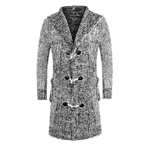 men's sweaters winter warm hooded long sweatercoat fashion style thicker casual cardigan size 3xl 42vm, White;black
men's sweaters winter warm hooded long sweatercoat fashion style thicker casual cardigan size 3xl 42vm, White;black