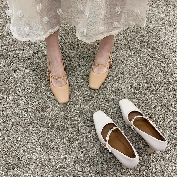 square toe leather shoes women 2021 spring shallow mouth thick heel casual mary jane buckle high heels dress, Black
square toe leather shoes women 2021 spring shallow mouth thick heel casual mary jane buckle high heels dress, Black