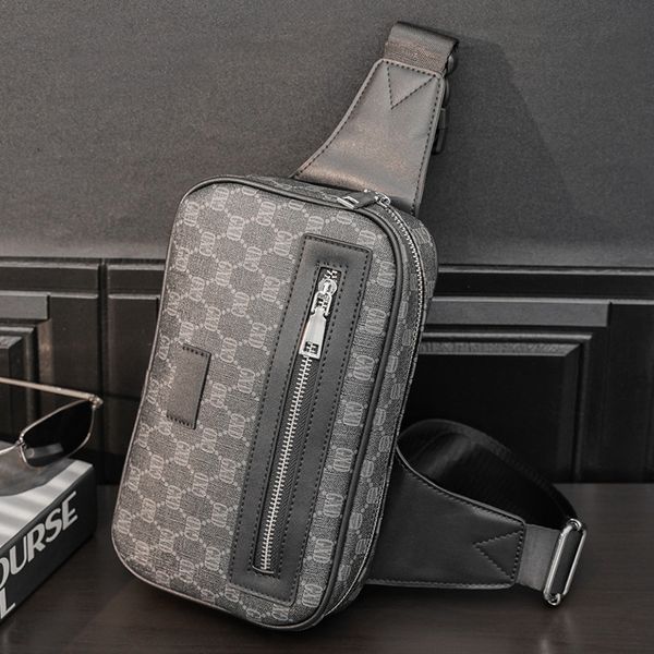 pockets 2021 korean men's waist bag single shoulder messenger chest letter printed backpack