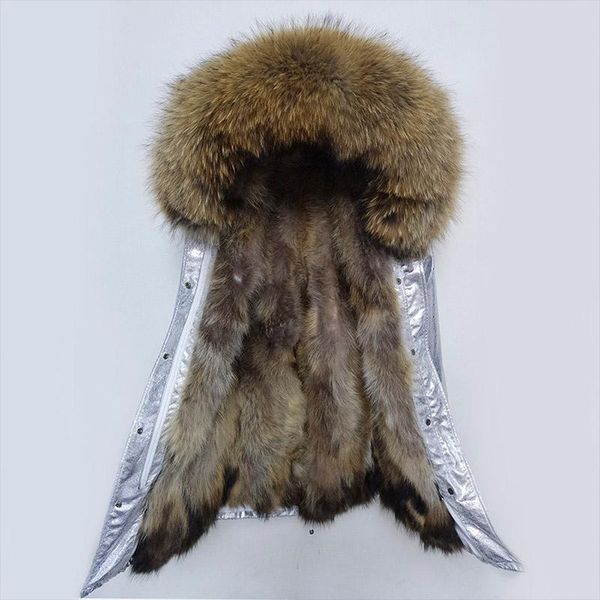 women's fur & faux 2021 fashion women winter silver coat large raccoon collar parkas real lining outwear jacket, Black
women's fur & faux 2021 fashion women winter silver coat large raccoon collar parkas real lining outwear jacket, Black