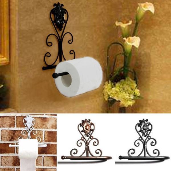 1pc toilet paper roll holder iron mount rack bathroom accessories wall bath accessory set
1pc toilet paper roll holder iron mount rack bathroom accessories wall bath accessory set