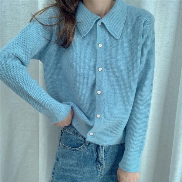 women's knits & tees 2021 autumn korean fashion sweater knitted coat short female cardigan clothes blouse, White
women's knits & tees 2021 autumn korean fashion sweater knitted coat short female cardigan clothes blouse, White