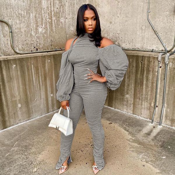 turtleneck women long jumpsuits puff sleeve pleated slim rompers ladies autumn skinny backless playsuit mujer body suit women's &, Black;white
turtleneck women long jumpsuits puff sleeve pleated slim rompers ladies autumn skinny backless playsuit mujer body suit women's &, Black;white