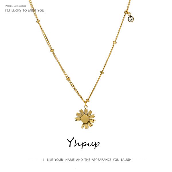 necklaces pendants yhpup 316 stainless steel flower pendant dangle gold 2021 trendy jewelry for women fashion trivial collar, Silver
necklaces pendants yhpup 316 stainless steel flower pendant dangle gold 2021 trendy jewelry for women fashion trivial collar, Silver