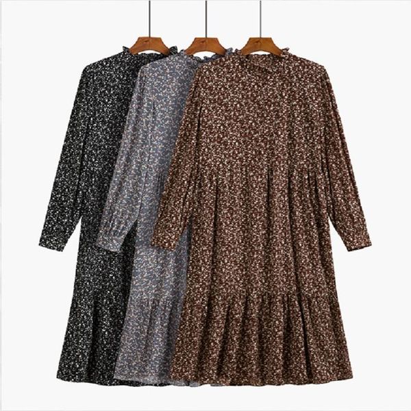 floral dress women's long sleeve autumn 2021 small french style show thin casual dresses, Black;gray
floral dress women's long sleeve autumn 2021 small french style show thin casual dresses, Black;gray