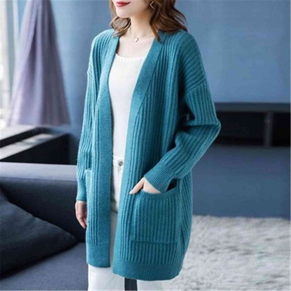elegant spring female cardigans women sweater long sleeve casual knitted coat korean style oversize red blue pz3521, White;black
elegant spring female cardigans women sweater long sleeve casual knitted coat korean style oversize red blue pz3521, White;black
