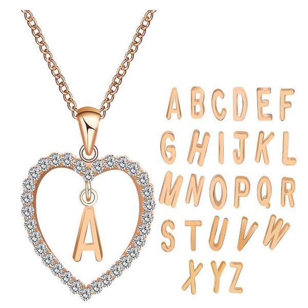 pendant necklaces pickyz gold color cubic zirconia love heart crystal letter name choker necklace women 26 capital letters charm jewelry, Silver
pendant necklaces pickyz gold color cubic zirconia love heart crystal letter name choker necklace women 26 capital letters charm jewelry, Silver