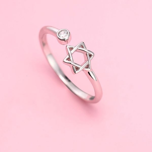 opening six friend star little tail index finger ring female simple creative korean hand ornament, Black
opening six friend star little tail index finger ring female simple creative korean hand ornament, Black