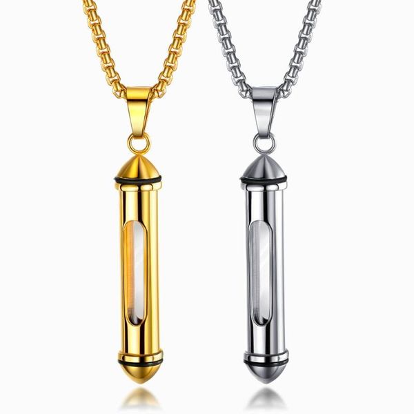 pendant necklaces can open titanium steel perfume bottle commemorating loved ones pet casket necklace 3-gx1572, Silver
pendant necklaces can open titanium steel perfume bottle commemorating loved ones pet casket necklace 3-gx1572, Silver