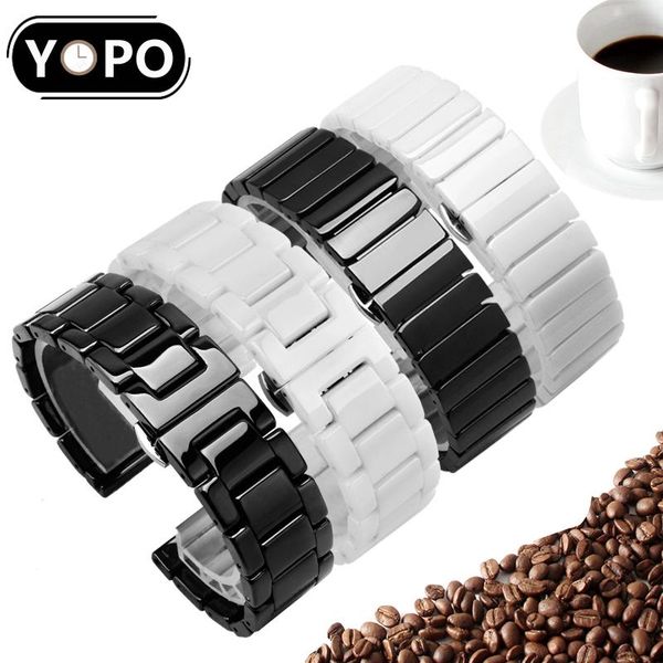 watch bands yopo pearl ceramic watchband 20mm 22mm black white wristband for samsung gear s2 s3 s4 sport smart chain quick release, Black;brown
watch bands yopo pearl ceramic watchband 20mm 22mm black white wristband for samsung gear s2 s3 s4 sport smart chain quick release, Black;brown
