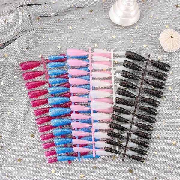 24pcs detachable glitter t-shape false nails ballerina wearable fake long coffin full cover nail tips manicure (no glue)1, Red;gold
24pcs detachable glitter t-shape false nails ballerina wearable fake long coffin full cover nail tips manicure (no glue)1, Red;gold