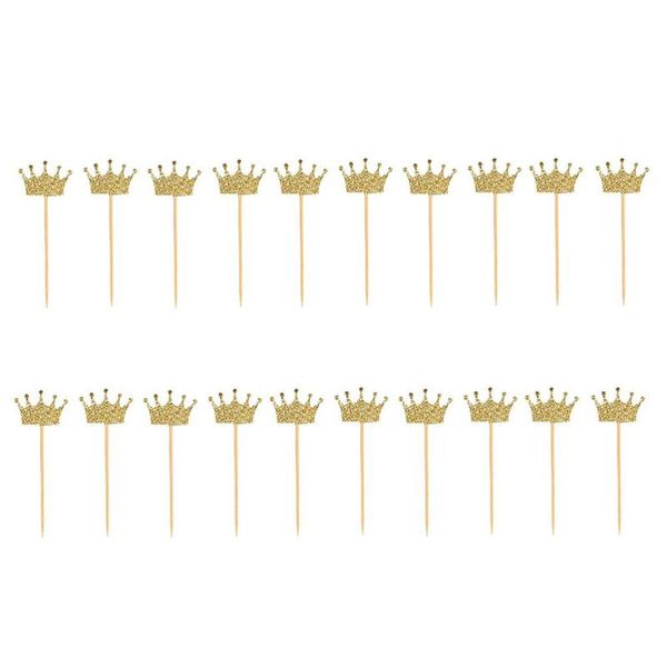 other festive & party supplies 20pcs gold glitter crown cake er cupcake pick favor decor 
other festive & party supplies 20pcs gold glitter crown cake er cupcake pick favor decor