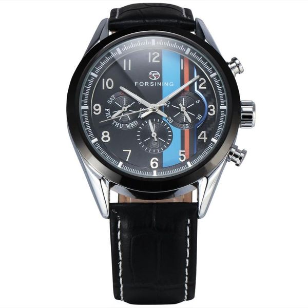 wristwatches forsining mechancial watch men multifunction clock leather strap blue military automatic analog, Slivery;brown
wristwatches forsining mechancial watch men multifunction clock leather strap blue military automatic analog, Slivery;brown