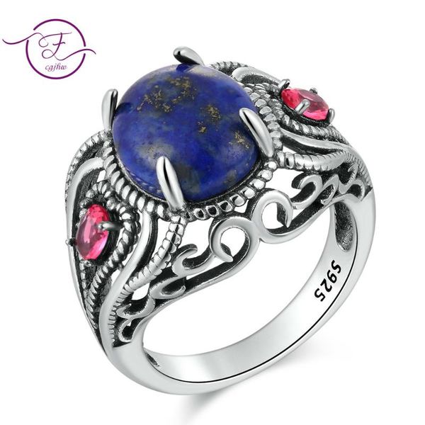 cluster rings natural lapis finger ring for women vintage 8*10mm stone wedding bands fine jewelry silver anniversary party gift., Golden;silver
cluster rings natural lapis finger ring for women vintage 8*10mm stone wedding bands fine jewelry silver anniversary party gift., Golden;silver