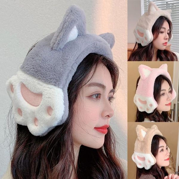 berets winter earmuffs for girls cat claw women fashion faux fur ear warmers kids, Blue;gray
berets winter earmuffs for girls cat claw women fashion faux fur ear warmers kids, Blue;gray