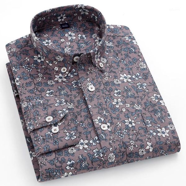 men's casual shirts fashion printed long sleeve oxford cotton shirt single patch pocket comfortable standard-fit button-down, White;black
men's casual shirts fashion printed long sleeve oxford cotton shirt single patch pocket comfortable standard-fit button-down, White;black