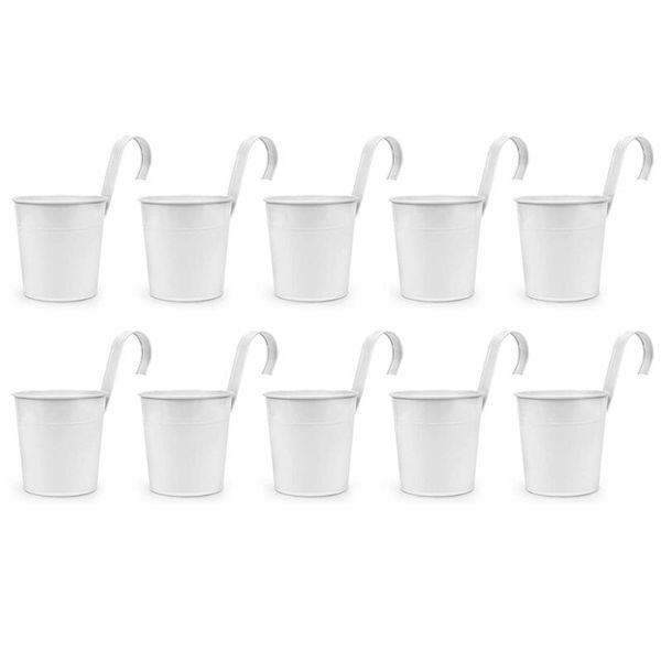 planters & pots 10pcs hanging flower pots, wall planter indoor/outdoor for railing fence balcony garden home decoration with detachable
planters & pots 10pcs hanging flower pots, wall planter indoor/outdoor for railing fence balcony garden home decoration with detachable