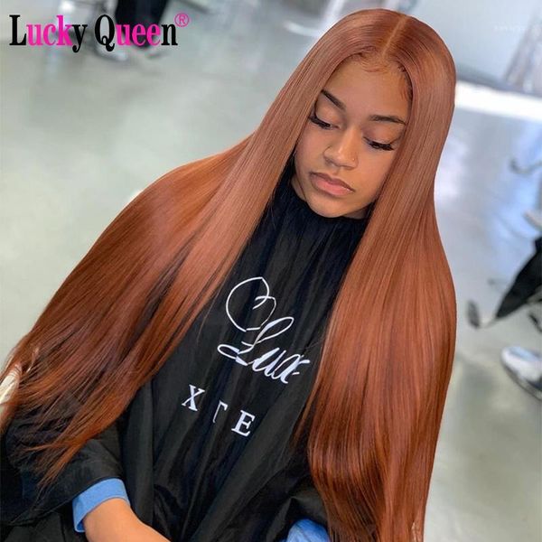 #33 color glueless 13x4/13x6 lace front human hair wigs for black women pre plucked brazilian remy straight lucky queen wigs1, Black;brown
#33 color glueless 13x4/13x6 lace front human hair wigs for black women pre plucked brazilian remy straight lucky queen wigs1, Black;brown