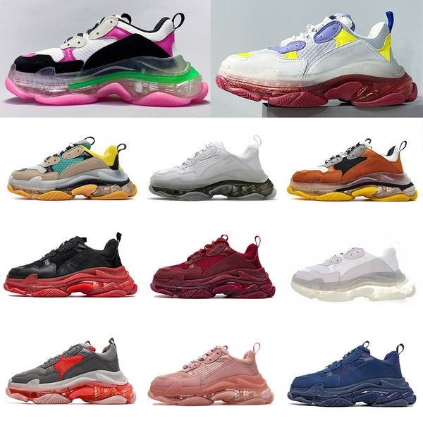 triple s shoes crystal bottom clear sole paris 17fw sneakers letter black cream red dad platform retro ladies men women casual 123
triple s shoes crystal bottom clear sole paris 17fw sneakers letter black cream red dad platform retro ladies men women casual 123