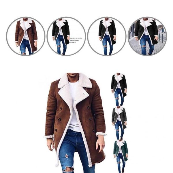 men's wool & blends long fabulous thermal men jacket thicken winter coat contrast colors for home, Black
men's wool & blends long fabulous thermal men jacket thicken winter coat contrast colors for home, Black