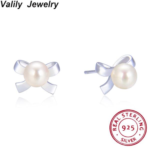stud valily 925 sterling silver round pearl earrings for women cute bowknot paerl engagement ear jewelry brincos, Golden;silver
stud valily 925 sterling silver round pearl earrings for women cute bowknot paerl engagement ear jewelry brincos, Golden;silver