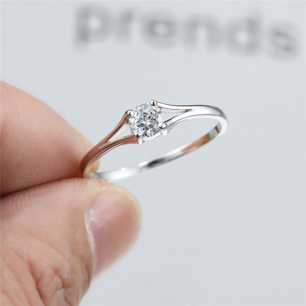 cluster rings cute small round white zircon engagement for women 925 sterling silver/rose gold lab diamond ring female wedding jewelry, Golden;silver
cluster rings cute small round white zircon engagement for women 925 sterling silver/rose gold lab diamond ring female wedding jewelry, Golden;silver