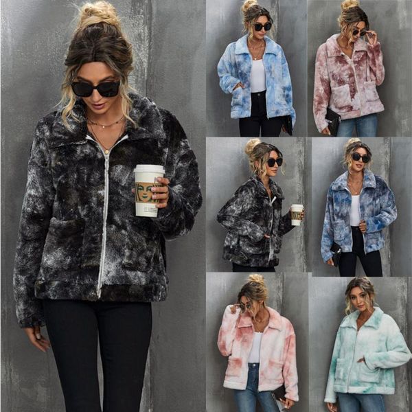 women's hoodies & sweatshirts tie-dyed fur coat 2021 winter zip-up women long sleeve tie-dye fluffy plush lapel loose cardigan warm out, Black
women's hoodies & sweatshirts tie-dyed fur coat 2021 winter zip-up women long sleeve tie-dye fluffy plush lapel loose cardigan warm out, Black