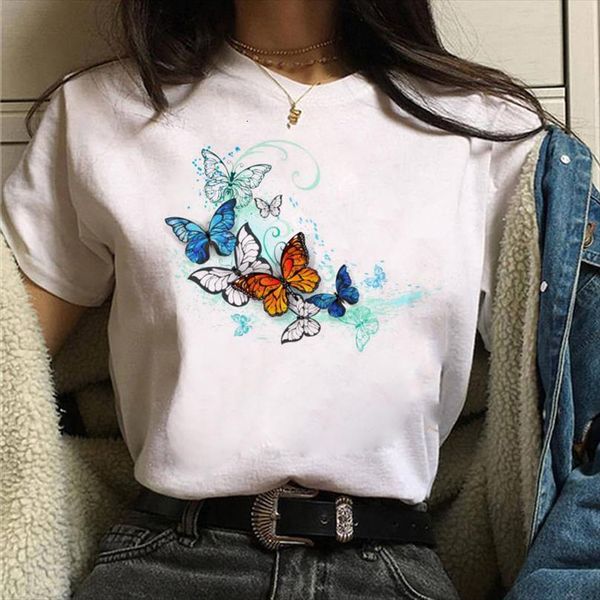 Summer Vintage Butterfly Print Men T Shirts Harajuku And Women Hipster Heart Tee Female Short Sleeve Tops Fashion, White;black
Summer Vintage Butterfly Print Men T Shirts Harajuku And Women Hipster Heart Tee Female Short Sleeve Tops Fashion, White;black