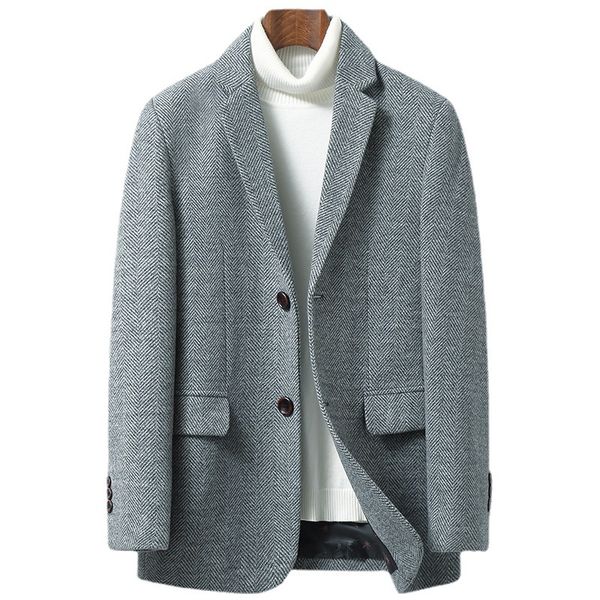 british business short fur collar men's fur coat high-quality stand-up collar retro comfortable warmth fashion travel commute, Black
british business short fur collar men's fur coat high-quality stand-up collar retro comfortable warmth fashion travel commute, Black