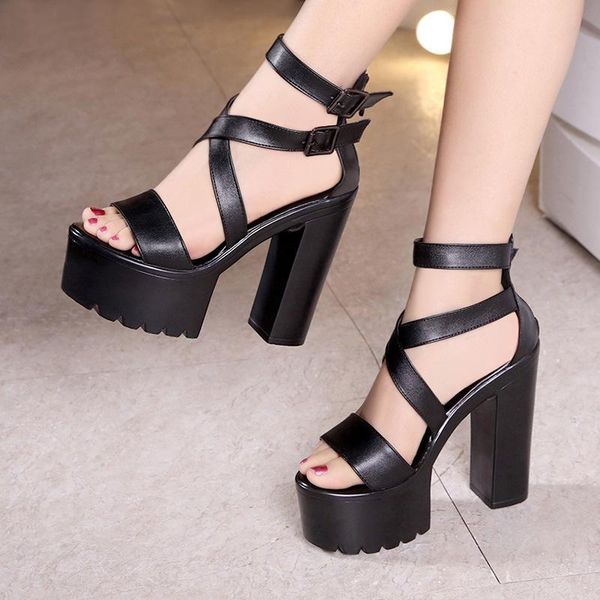 hate high sandals 2021 muffin thick platform waterproof with 15cm cross straps nightclub ultra heels, Black
hate high sandals 2021 muffin thick platform waterproof with 15cm cross straps nightclub ultra heels, Black