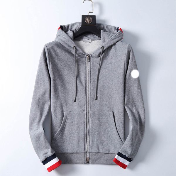 21ss fall and winter monclair hoodie men's zippered hoodies women's designer solid color rooster embroidered armbands hoode mens h, Black
21ss fall and winter monclair hoodie men's zippered hoodies women's designer solid color rooster embroidered armbands hoode mens h, Black