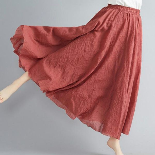 skirts 2021 summer pleated long skirt women fashion high waist casual female solid cotton streetwear, Black 
skirts 2021 summer pleated long skirt women fashion high waist casual female solid cotton streetwear, Black