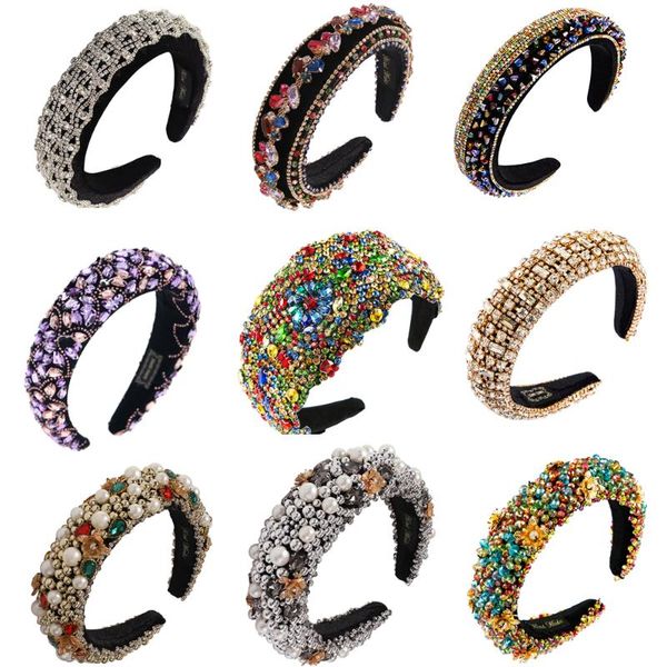 hair clips & barrettes baroque headbands for women sparkly luxury handmade full colorful crystal rhinestones hairband headwear accessories, Golden;silver
hair clips & barrettes baroque headbands for women sparkly luxury handmade full colorful crystal rhinestones hairband headwear accessories, Golden;silver