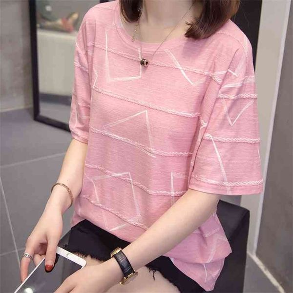 oversize tshirt summer women's casual short-sleeved t-shirt printing cotton loose plus size leisure tees l 4xl 210722, White
oversize tshirt summer women's casual short-sleeved t-shirt printing cotton loose plus size leisure tees l 4xl 210722, White