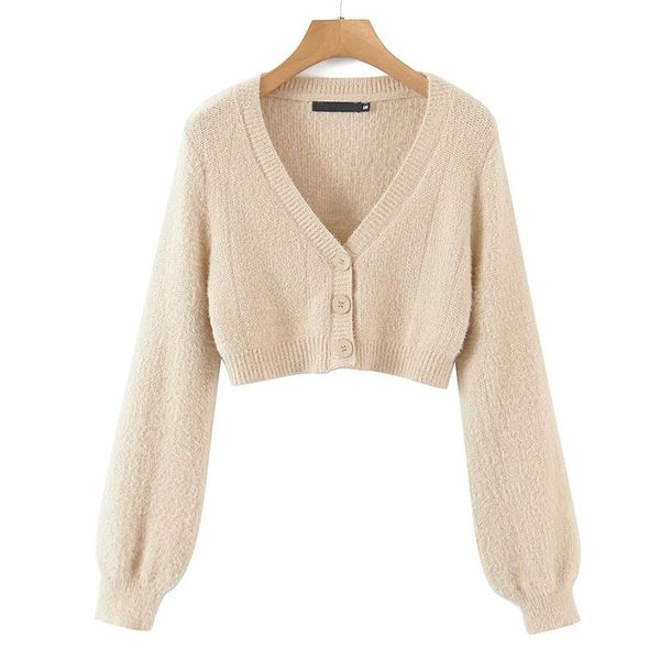 women's knits & tees yenkye vintage solid knit cardigan sweater women lantern sleeve v neck crop outerwear fashion single breasted autu, White
women's knits & tees yenkye vintage solid knit cardigan sweater women lantern sleeve v neck crop outerwear fashion single breasted autu, White