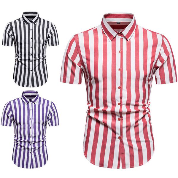 shirts2020 summer large short stripe men's european half sleeve shirt ys011, White;black
shirts2020 summer large short stripe men's european half sleeve shirt ys011, White;black