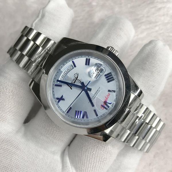 u1 mens watch automatic mechanical watches silver strap roman numeral day-just stainless steel sapphire super luminous needles, Slivery;brown
u1 mens watch automatic mechanical watches silver strap roman numeral day-just stainless steel sapphire super luminous needles, Slivery;brown