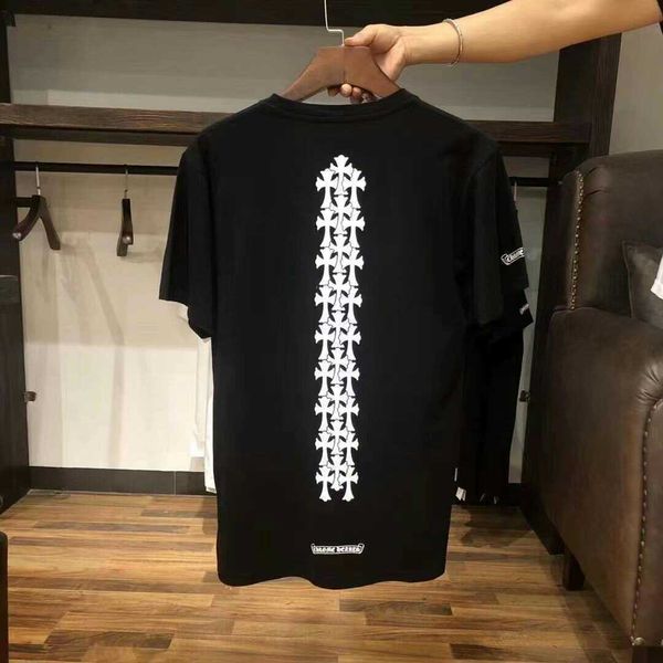 fashion brand summer new ch short sleeve t-shirt back cross sanskrit printing cotton loose men's and women's h, White;black
fashion brand summer new ch short sleeve t-shirt back cross sanskrit printing cotton loose men's and women's h, White;black