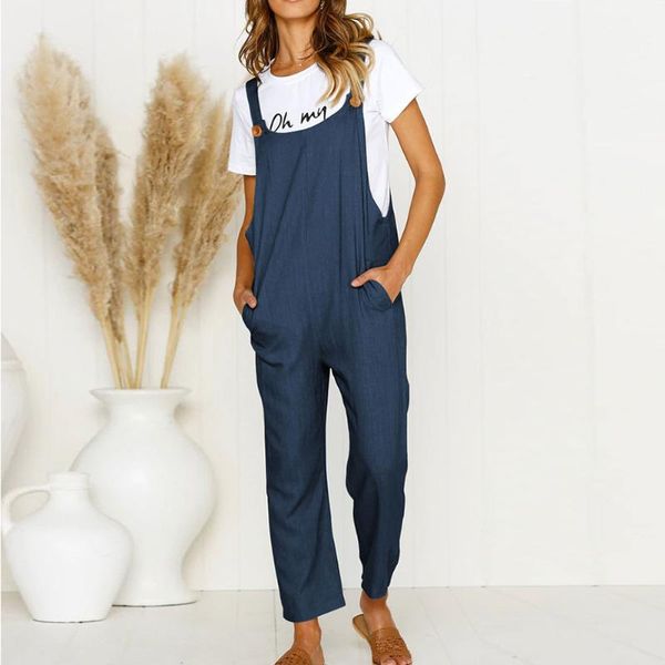 women's jumpsuits & rompers ly women casual loose cotton jumpsuit dungarees solid color playsuit trousers overalls m99, Black;white
women's jumpsuits & rompers ly women casual loose cotton jumpsuit dungarees solid color playsuit trousers overalls m99, Black;white