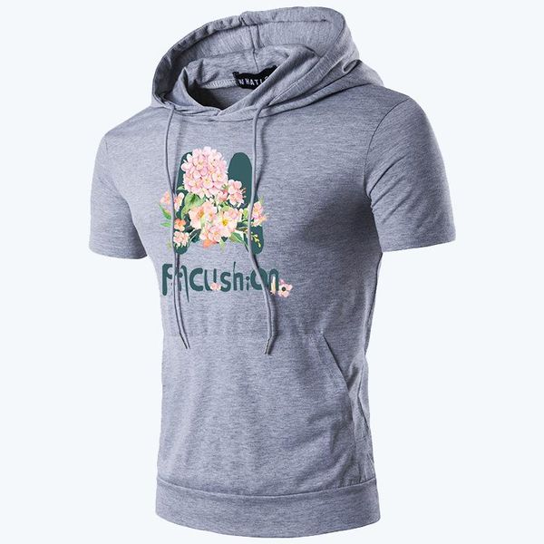 men's t-shirts hooded short sleeve 2021 summer flowers and letters print t-shirt casual daily comfortable oversize male, White;black
men's t-shirts hooded short sleeve 2021 summer flowers and letters print t-shirt casual daily comfortable oversize male, White;black