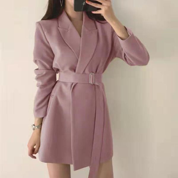 women's trench coats small suit windbreaker coat autumn 2021 black korean british casual wear, Tan;black
women's trench coats small suit windbreaker coat autumn 2021 black korean british casual wear, Tan;black