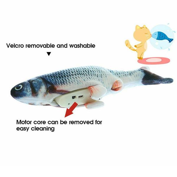 cat toys electric wagging fish realistic plush catnip mint chew bite non-toxic ti99
cat toys electric wagging fish realistic plush catnip mint chew bite non-toxic ti99