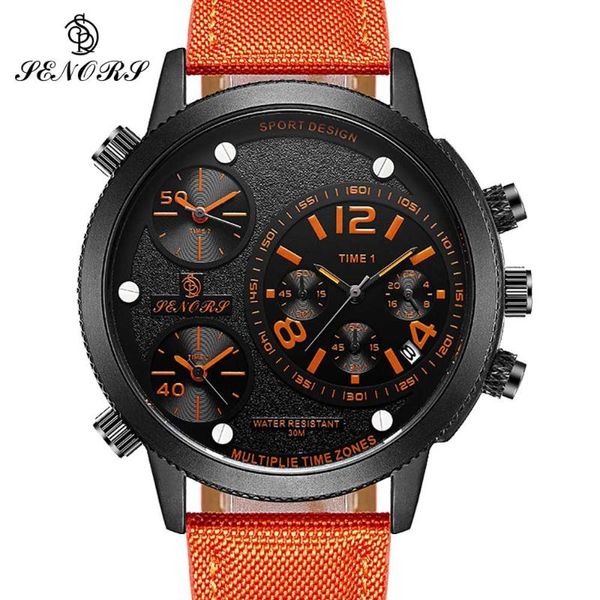 wristwatches luxury men watch leather wrist for man three time zone watches military clock male sport big quartz-watch montre homme, Slivery;brown
wristwatches luxury men watch leather wrist for man three time zone watches military clock male sport big quartz-watch montre homme, Slivery;brown