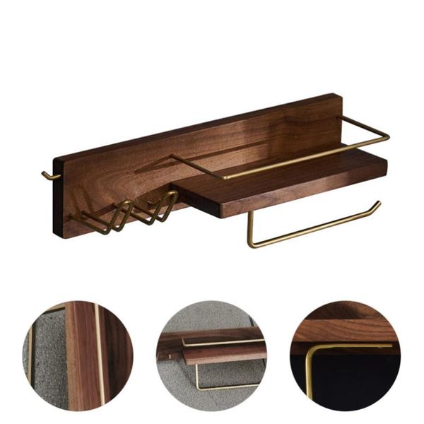 hooks & rails 1pc wood hair dryer holder washstand storage shelf for home (brown)
hooks & rails 1pc wood hair dryer holder washstand storage shelf for home (brown)
