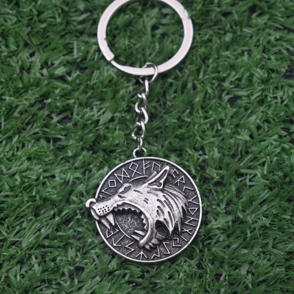 keychains round odin's wolf rune keychain nordic viking head pendant, Silver
keychains round odin's wolf rune keychain nordic viking head pendant, Silver