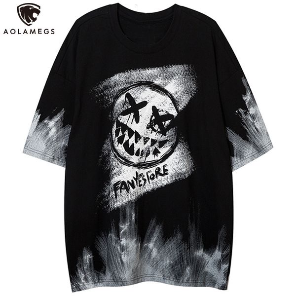men's polos aolamegs t-shirt goth man straight horror face graffiti streetwear casual summer of large dimensions hip hop hipster high s, White;black
men's polos aolamegs t-shirt goth man straight horror face graffiti streetwear casual summer of large dimensions hip hop hipster high s, White;black